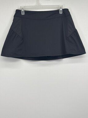 Marika Tek Black Pleated Tennis Skort Size M Athletic Golf Pickleball Skirt